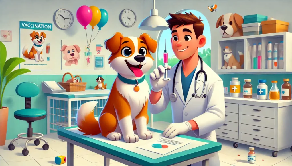 La vaccination des chiens et chiots